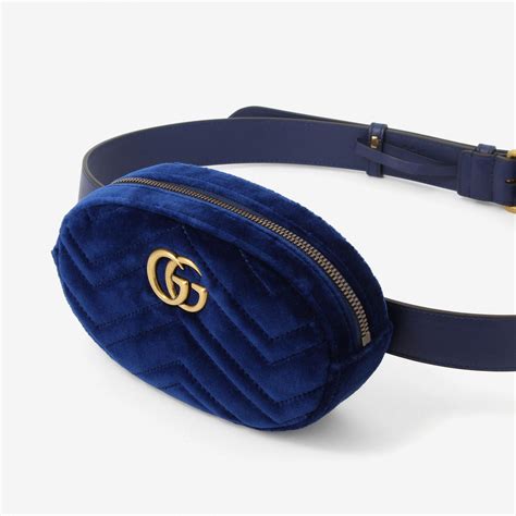 gucci belt bag blue